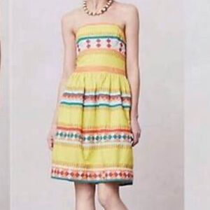 Leifsdottir Orange and Yellow Dress